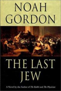 The book cover for "The Last Jew" by Noah Gordon.